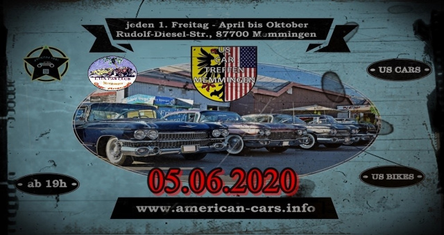 Us Car Treffen Freitag 5 Juni 2020 Memmingen Termin