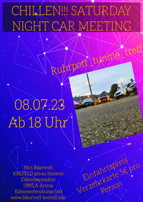 Saturday Night Car Meeting
