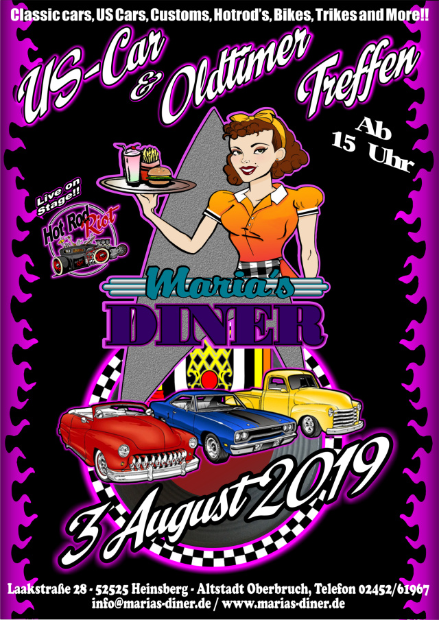 US Car und Oldtimer Treffen bei Marias Diner