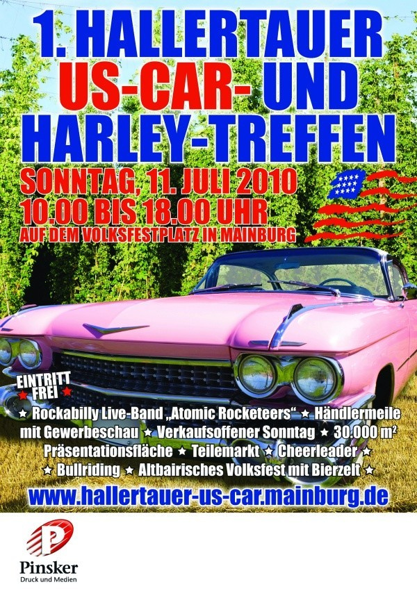 1.Hallertauer US Car und Harley Treffen Mainburg