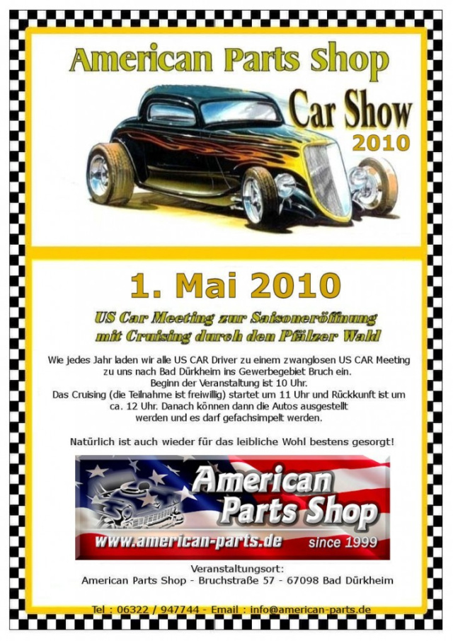 Saisoneröffnung / American Parts Shop