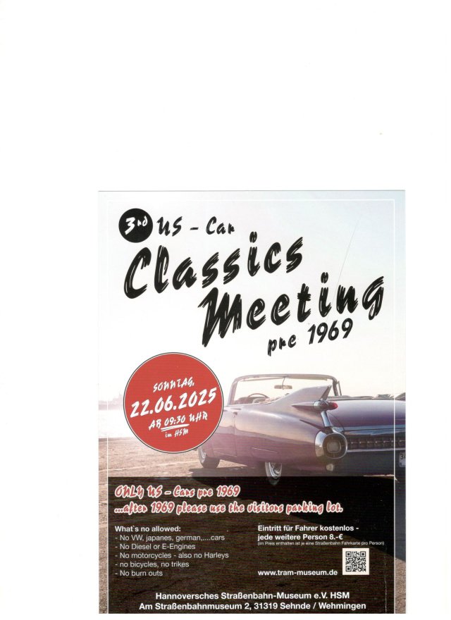 US-Car Classics Meeting pre 1969 im HSM