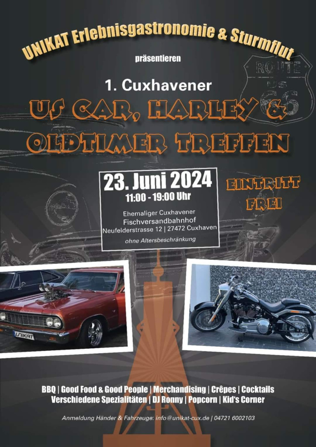 1. Cuxhaven US-Car-, Harley und Oldtimer-Treffen