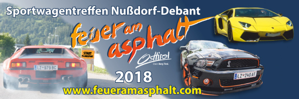 Feuer am Asphalt