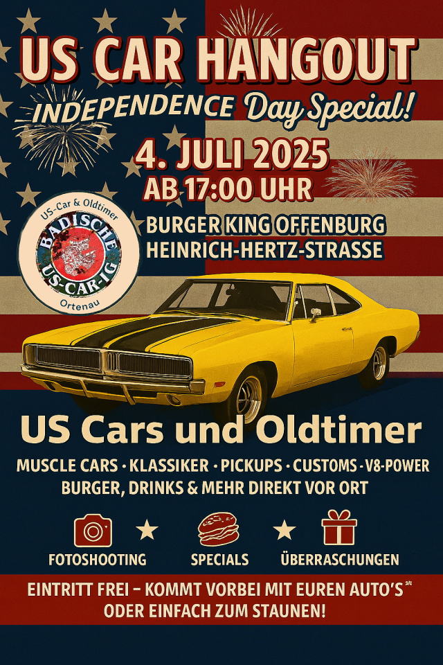 US Car und Oldtimer Hangout der Badischen US Car IG