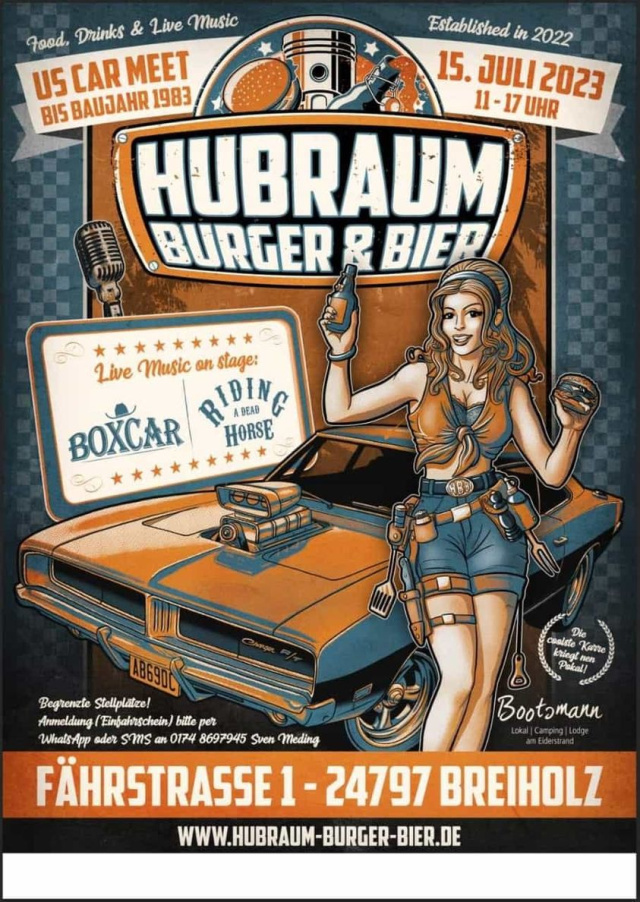 Hubraum, Burger & Bier
