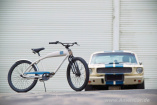 Felt-Cruiser in Shelby-Optik: Die bekannten Felt-Cruiser Fahrräder gibt es jetzt auch im Shelby Mustang Look. 