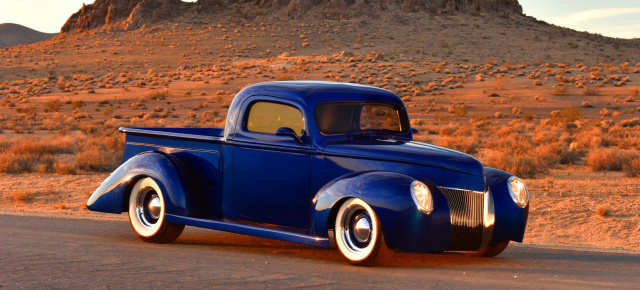 1940er Ford Pickup: Like a deep blue Sea