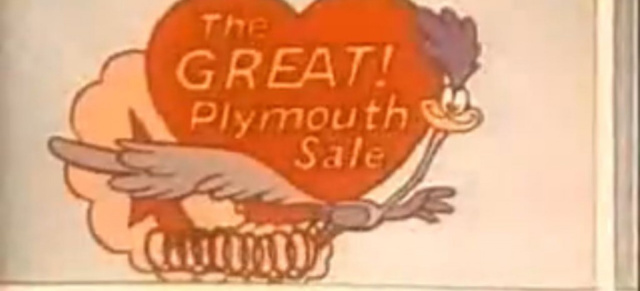 Beep, beep! Roadrunner Commercial!: Comic Ikone präsentiert Plymouth Modelle 