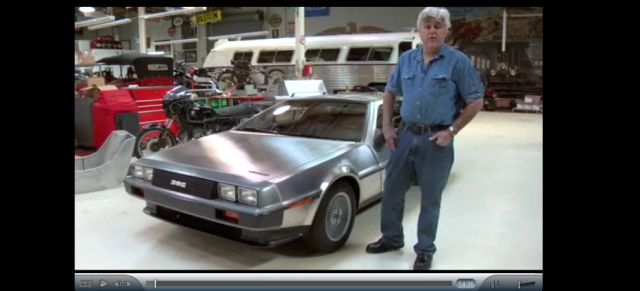 TV-Moderator Jay Leno fährt DeLorean: video