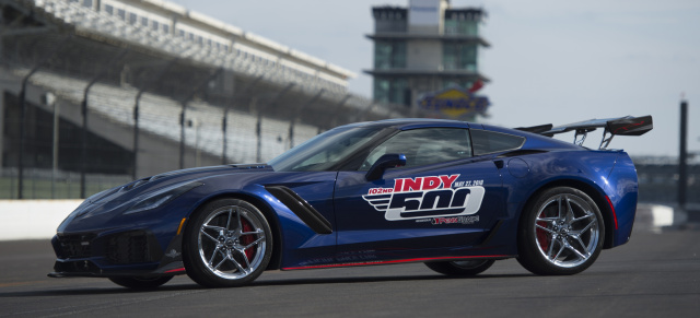 Indys leistungsstärkstes Pace-Car aller Zeiten: 2019 Corvette ZR1 wird Pace Car beim Indianapolis 500 Rennen