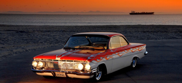 Up in Flames! Schicker US-Car Custom : Hot Car! 1961er Chevrolet Impala