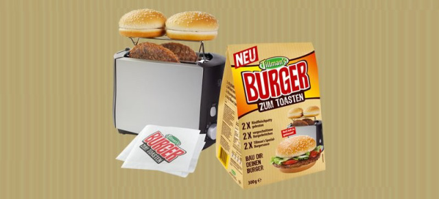 Burger für'n Toaster...: Neuheit von der ANUGA Köln (8.-12. Oktober)