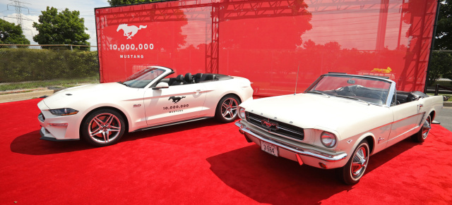 Jubiläum: 10-Millionster Ford Mustang