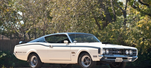 NASCAR Sondermodell: 1969 Mercury Cyclone Spoiler Dan Gurney: US-Car Muscle "Win on Sunday, sell on Monday." 
