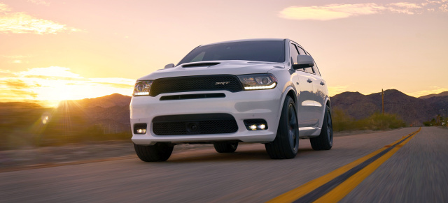 Der Dodge Charger im Full-size SUV Segment : Schneller Familien-Crossover: 2018 Dodge Durango SRT8