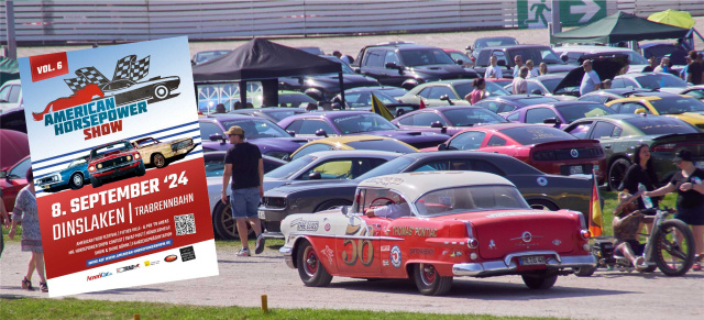 SAVE THE DATE: 6. American Horsepower Show, 8. September 2024, Trabrennbahn Dinslaken