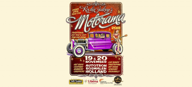 19./20.11:.Motorama & Oldtimerbörse, Autotron Rosmalen: Hot Rod Sonderausstellung 