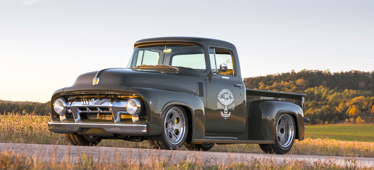 Ringbrothers 1956er Ford F100 Pickup Clem 101 Auto Des Monats Americar Das Online Magazine Fur Us Car Fans