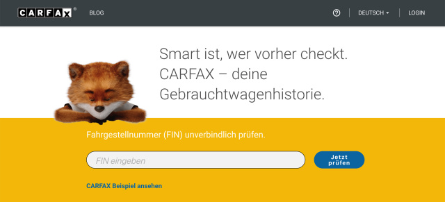 Re-Launch der Website: CARFAX startet deutschsprachige Gebrauchtwagenhistorie