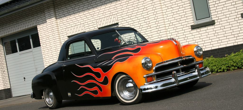 picture 1950 Plymouth Business Coupe For Sale flammen 1950 plymouth business coupe