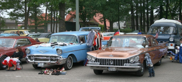 25./26.Mai: Musikbox- und Straßenkreuzer-Festival, Verl-Kaunitz: Rock'n'Roll & US-Cars