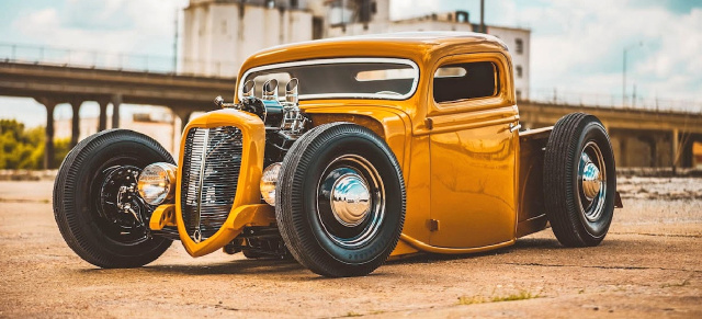 1936er Ford Custom Pickup: Buttascotch