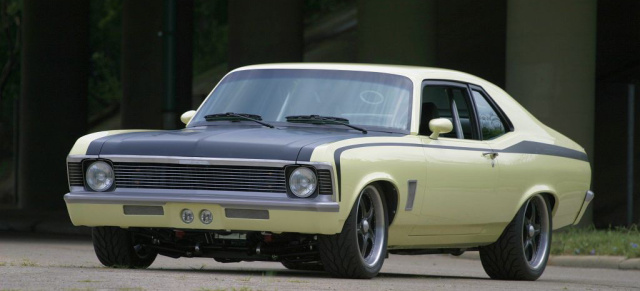 Super Nova: 1970er Chevy Nova mit 615 PS: Chevrolet A-Body mit Air-Ride