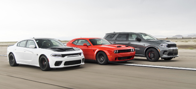 Trio Infernale: Dodge stellt Durango Hellcat, Charger Redeye und Challenger Super Stock vor