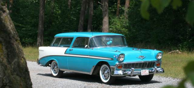 Chevy Nomad: Der erste Lifestyle Kombi der Welt! : 1956er Chevrolet Bel Air Nomad - US-Car Kombi mit Niveau