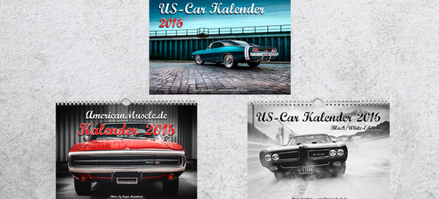 Kalender 2016: Neue Jahresplaner von American Muscle