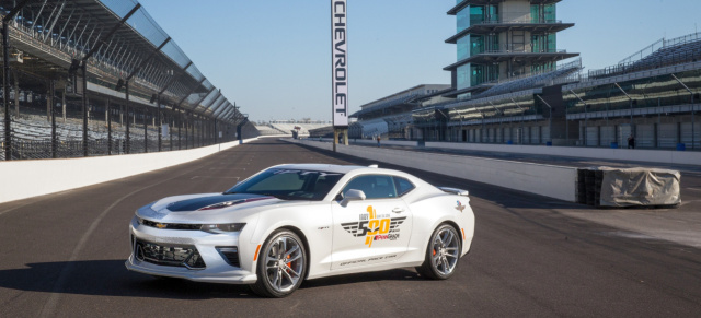 Roger Penske wird das 100. Rennen anführen: 50th Anniversary Camaro wird Indy Pace Car 2016