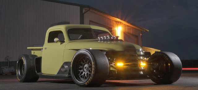 1948er Chevrolet Pickup Hot Rod von den Ringbrothers: The Game Changer "Enyo"