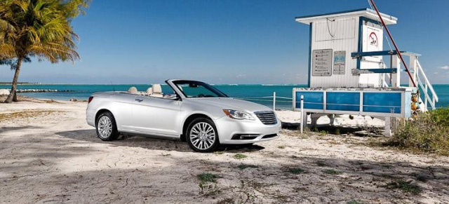 Erste Bilder des 2012 Chrysler 200 Cabrio: US-Car Mittelklasse Modell auch als Lancia für Europa