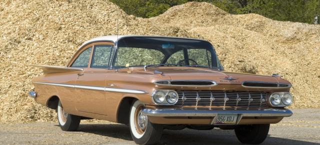 Heckflossen-Monster? 1959er Chevrolet Bel Air: Back to the Fifties: Unrestaurierter Chevy 
