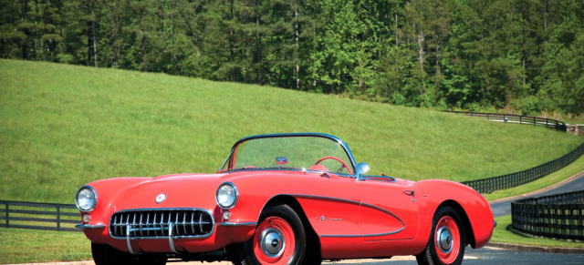 Eine von 43: 1957 Chevrolet Corvette Factory Airbox Cabriolet : Mehr als nur 'ne Fuelie: Noch selteneres amerikanisches Auto