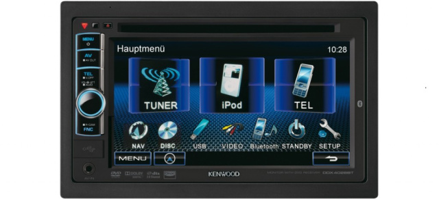 Kenwood DDX4028BT - ein Moniceiver mit multimedialem Talent: Kenwoods neues Herzstück für mobile Multimediasysteme