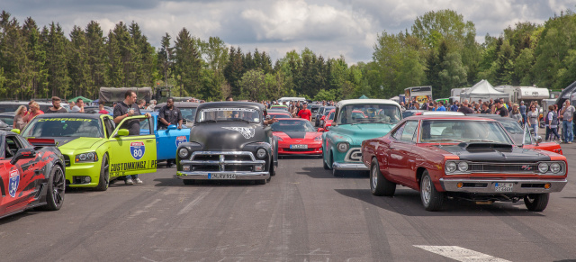 6. Mai: DragDay 2017: US Car & Race Event auf dem Flughafen Meinerzhagen