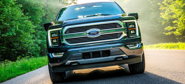 Elektrifizierung bei Ford: 2021er Ford F-150: Eine amerikanische Ikone bekommt 48 Elektro-PS