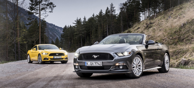 110.000 Fastback- und 30.000  Convertible- Mustang in einem Jahr: Ford Mustang ist meistverkauftes Sport-Coupé der Welt
