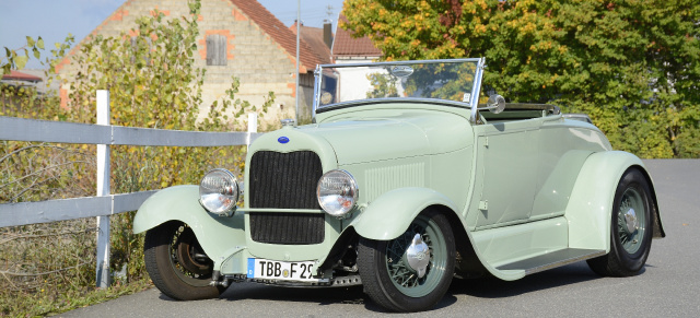 So frisch wie Pfefferminz - 1929er Ford Model A Roadster: Keep on Rollin’