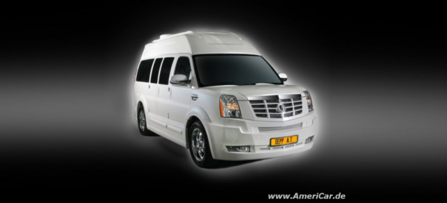 Business-Van mit Cadillac Optik: 2010 Chevrolet Express by Depp Auto Tuning: US-Car Tuner aus Russland baut Luxus-Mobil für Geschäftsreisende