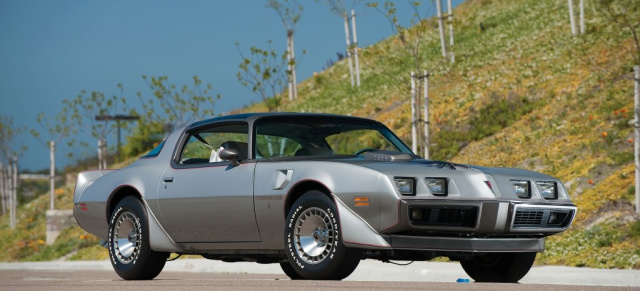 Nur 1817 Exemplare und dieses mit nur 60 Meilen! 1979er Pontiac Firebird Trans Am 10th Anniversary Special Edition : Low-Mileage-US-Car und Filmauto von Kid Rock in David Spades Joe Dirt