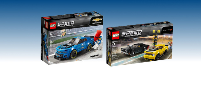 Lego Speed Champions: American Muscle Cars in Form von Bausteinen