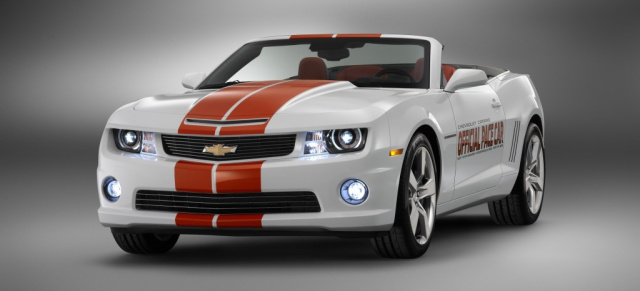 Camaro Cabriolet wird Indianapolis 500 Pace Car: Erstes US-Car dieses Modells wurde versteigert 