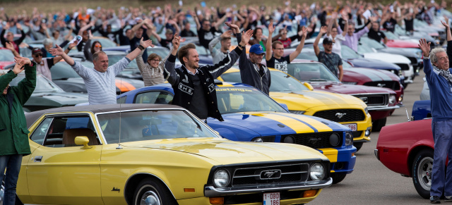 Mustang-Parade: Ford stellt neuen Weltrekord auf