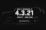 Weltpremiere am 3. April: So sieht der neue Hummer EV SUV aus