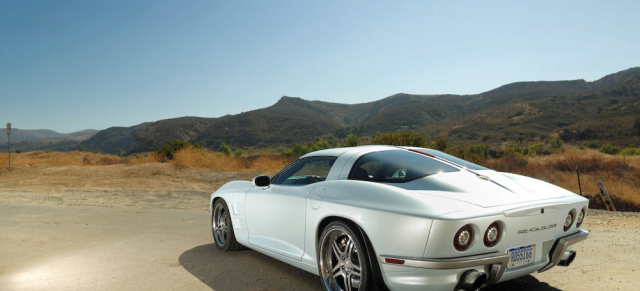 Rossi SixtySix: Eine Corvette C6 Z06 macht auf Retro / mit Jay Leno Video!: Custom-US-Car für Corvette-Fans, die das Besondere suchen