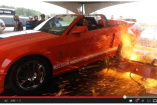 Video: Shelby GT 500 schrottet Leistungsprüfstand: Zu viel Leistung = Totalschaden!