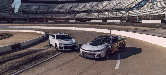 Noch 'ne Premiere:: Neuer Chevrolet NASCAR Camaro ZL1 Rennwagen